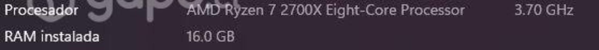 Computador gamer Ryzen 7 2700x