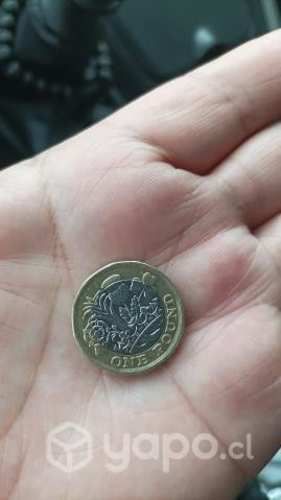 Moneda one pound elizabeth ll 2017