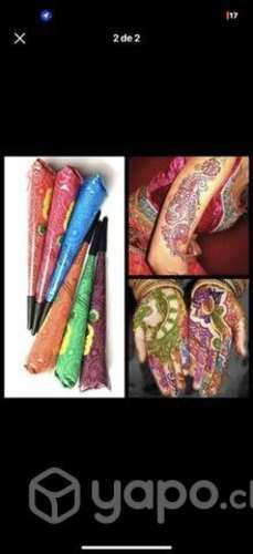 Henna de colores