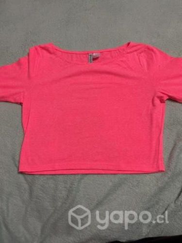 Top rosado talla M