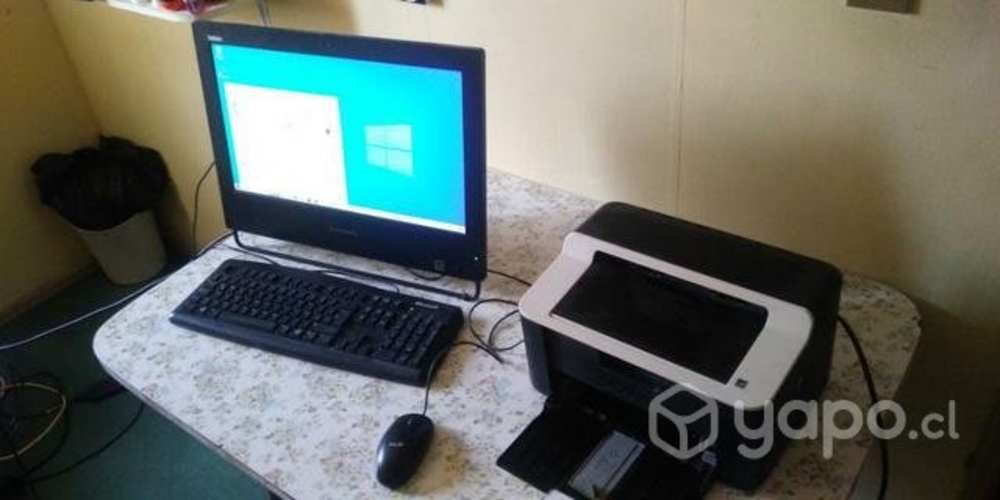 PC de escritorio HP All in One + impresora