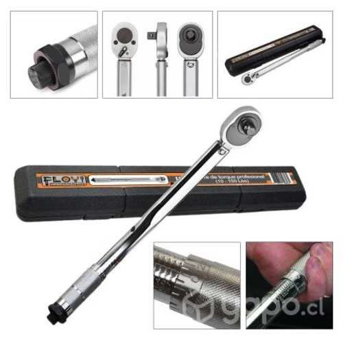 Llave De Torque Torquimetro De 1/2 10-150 Lbs Prof