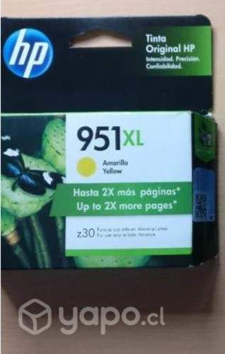 Tinta HP original 951XL amarillo