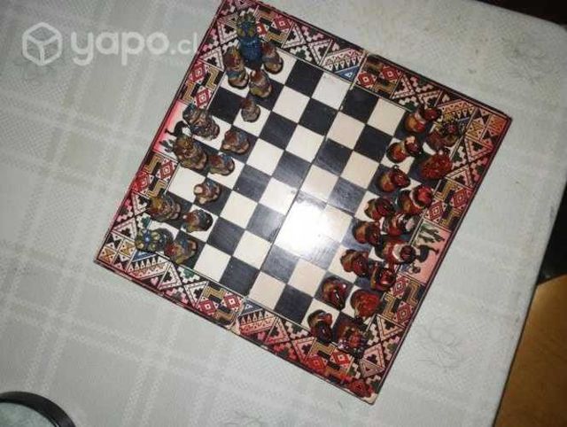 Ajedrez antiguo Maya 30 piezas