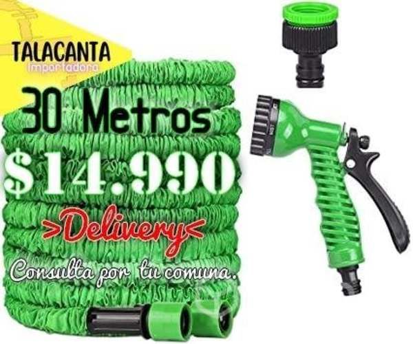 Manguera expandible 30 metros. retráctil