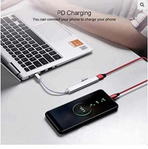 Hub Tipo C 4 Puertos Aluminio