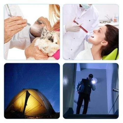 Linterna Tipo Lapiz Regla Led Medica Para Diagnost