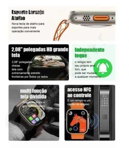 Smartwatch S8 Ultra Max Nfc Serie 8 De 49 Mm