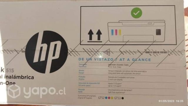 Impresora hp smart tank 515