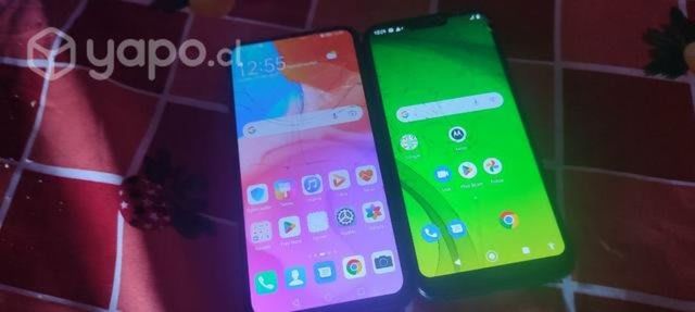 Tengo estos celulares trisados pero no afecta