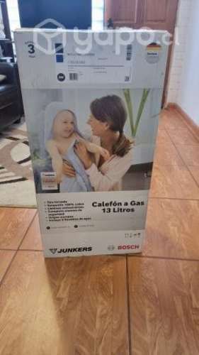 Calefont junkers tiro forzado 13 lt, gas natural i