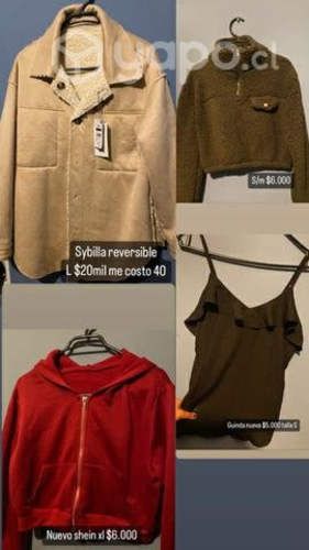 Ropa femenina por unidad