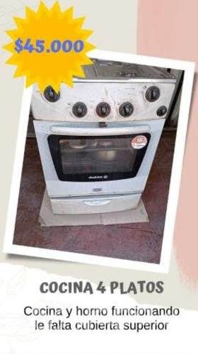 Cocina 4 platos usada
