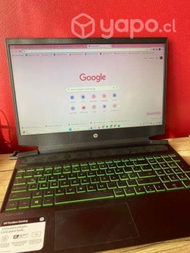 Notebook HP PAVILION GAMING 1 año de uso