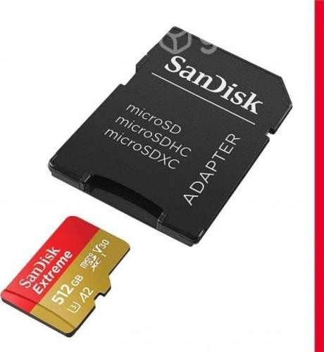 Memoria Micro Sd Sandisk 512 Gb Extreme A2 4k Fast
