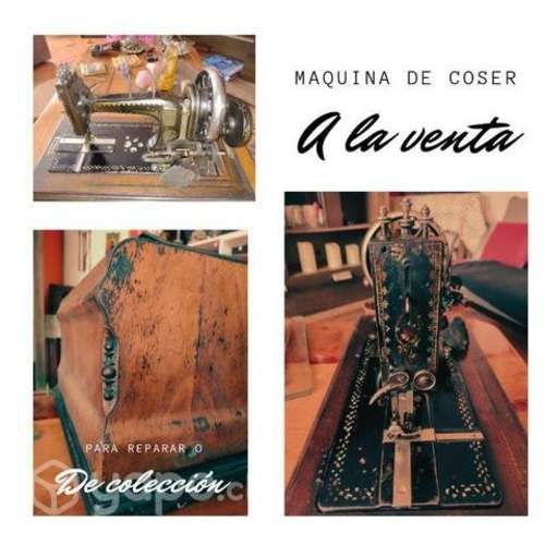 Máquina de coser antigua