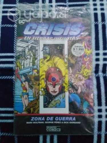 Comic DC Crisis Tierras Infiinitas Zona de Guerra