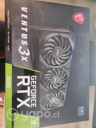 RTX 3060 12GB MSI de 3 ventiladores