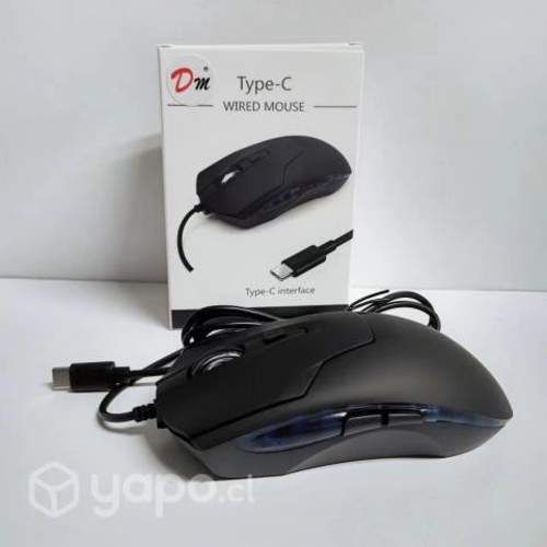 Mouse Optical Conector Type-c Negro