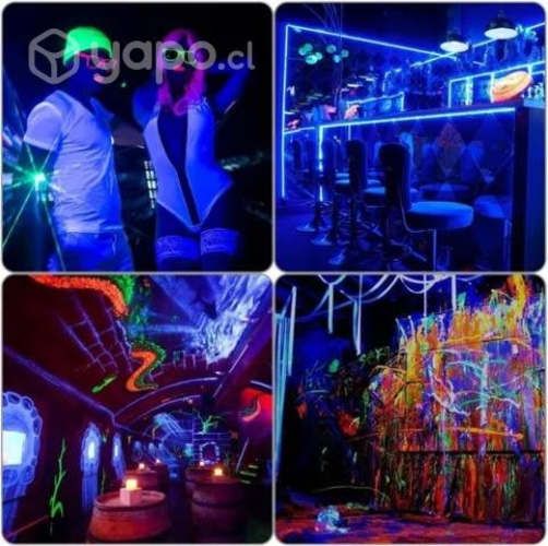 Barra Led Luz Ultra Violeta Fiesta Flúor 48w Uv 44