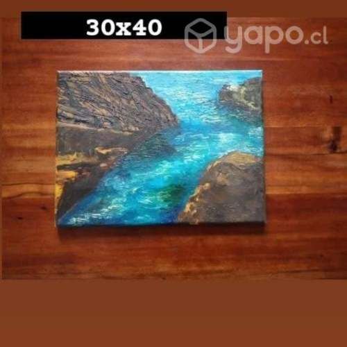 Pintura óleo en bastidor