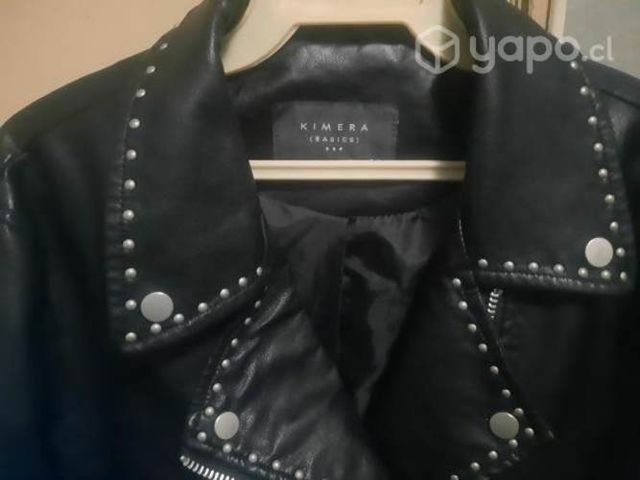 Chaqueta eco cuero sin uso con tachas talla L