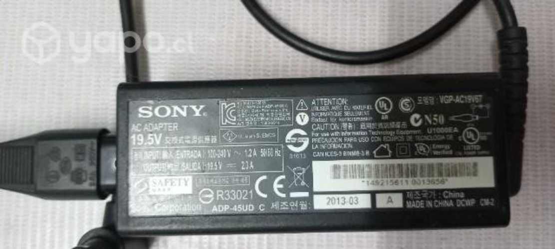 Cargador Notebook Sony Vaio