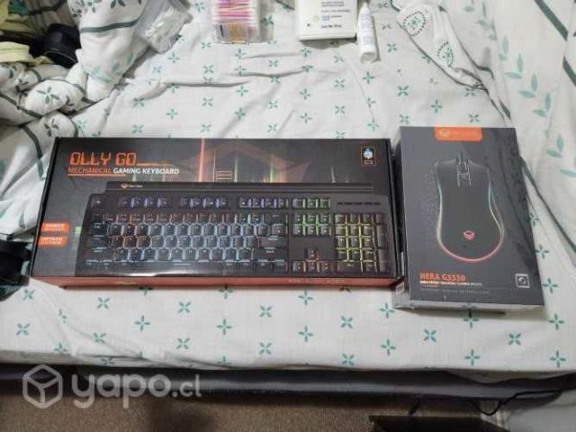 Packard teclado mecánico gamer y mouse gamer meeti