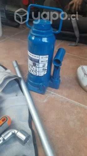 Set de gata 10 toneladas y herramientas