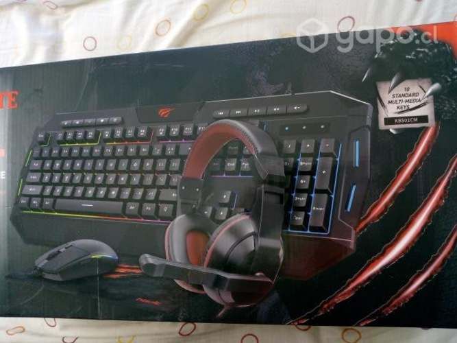 Gamenote pack - havit - teclado, mouse, audifonos