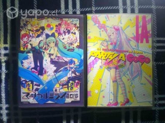 Blu-rays Vocaloid Hatsune Miku/IA Alternativos
