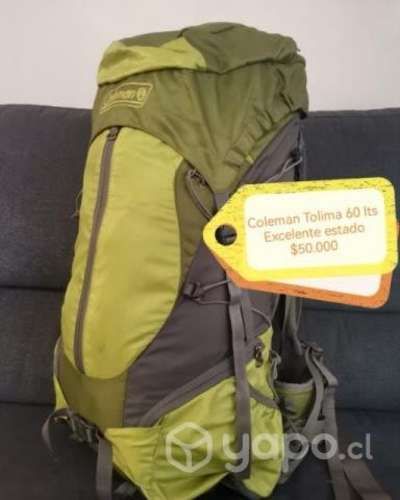 Mochila camping coleman 60 litros