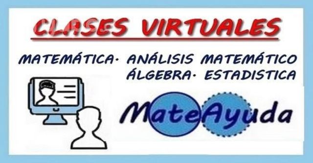 Profesor Particular: Análisis Álgebra Estadística