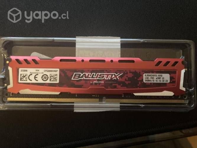 Ram Ballistix 8GB 2400 MHz Desktop