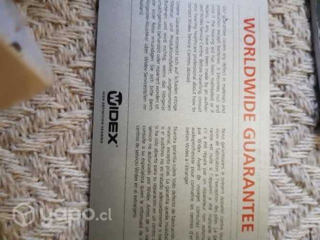 Audífono de última generación