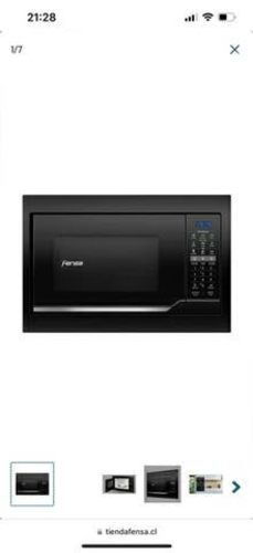 Microondas Empotrable Fensa Digital Negro