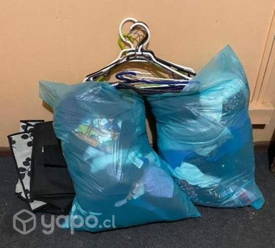 Lote Ropa, zapatos, organizador y colgadores