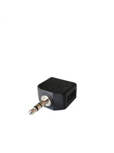 Adaptador Duplicador Jack Aux 3.5 Mm Macho A 2 Hem