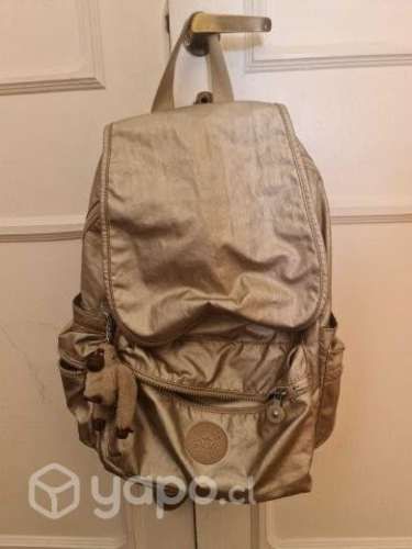 Mochila Kipling dorada ORIGINAL