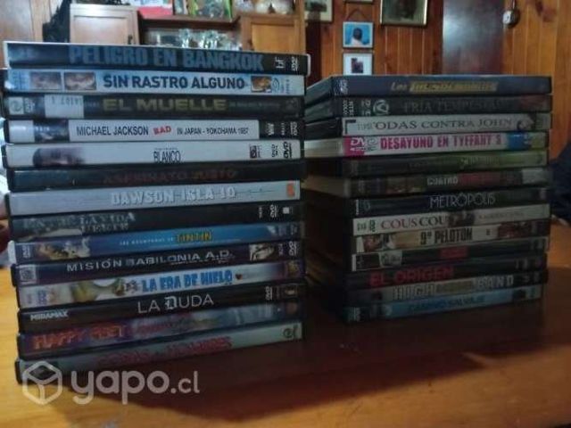 Películas en dvd y Blu Ray