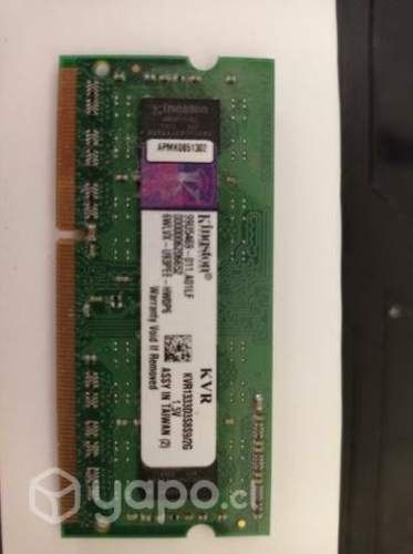Memoria Notebook Kingston DDR3