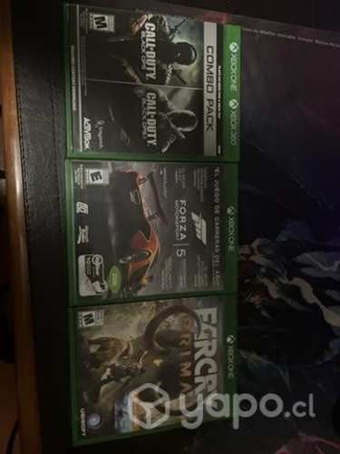 Xbox One 500gb, con juegos y mando