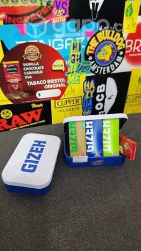 Caja metalica Gizeh + 4 papeles 1"