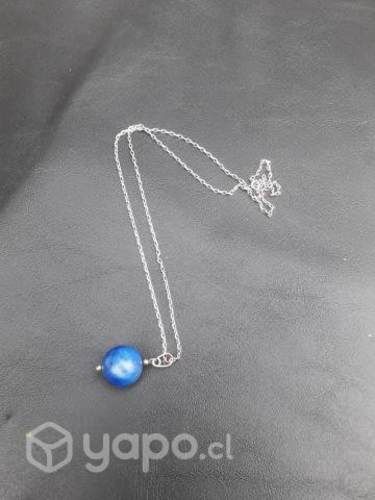 Cadena de plata 925 con lapizlazuli