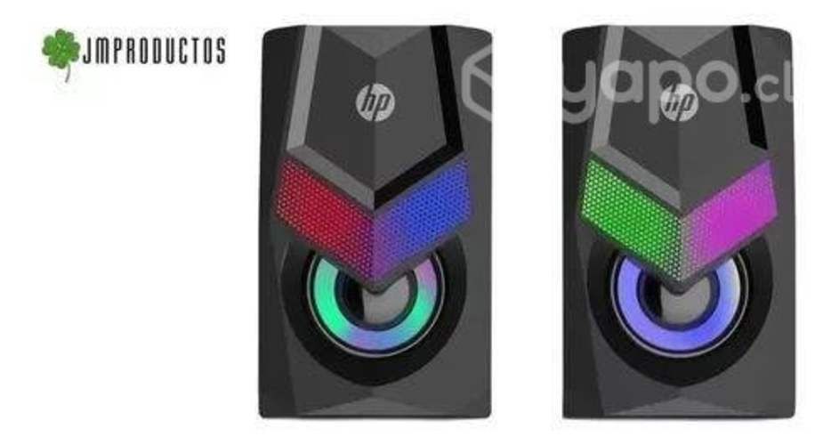Parlante Gamer Multimedia Hp Dhe-6000 Sterio Rgb L