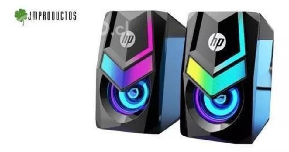 Parlante Gamer Multimedia Hp Dhe-6000 Sterio Rgb L