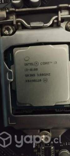 Placa madre msi con Intel 3 con 4 núcleos a 3.5 gh
