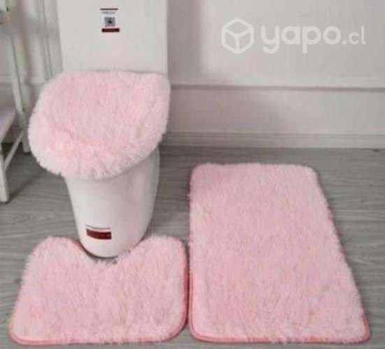 set de 3 alfombras de baño