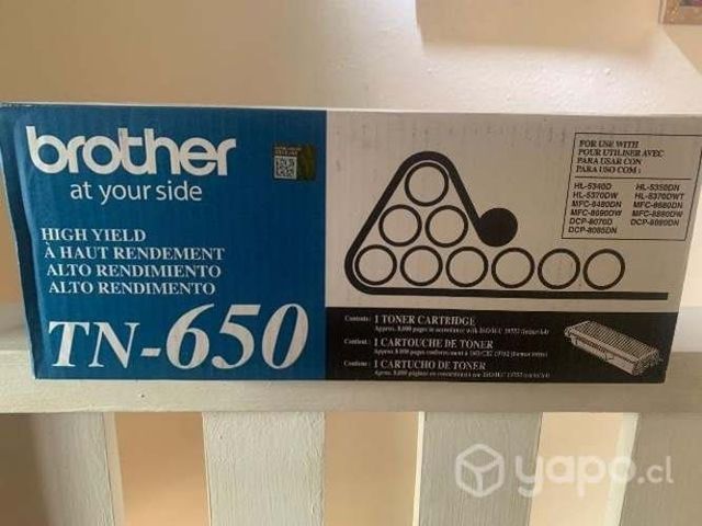 Toner tan-650 negro 8000 páginas.