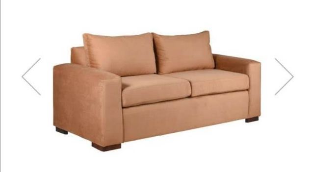 Sofa felpa tabaco